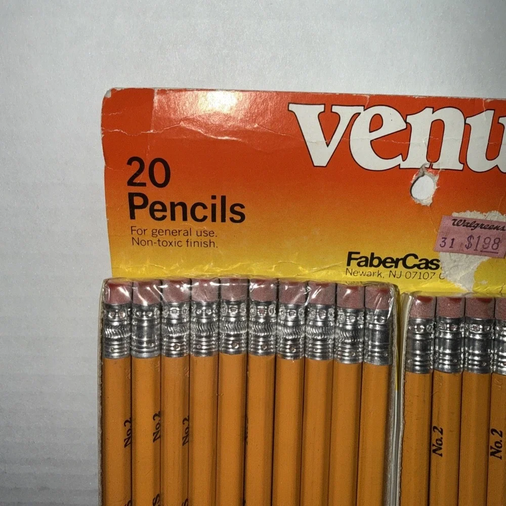 Vintage Venus Faber Castell 20 Pack of No. 2‎ Pencils Sealed General Use USA